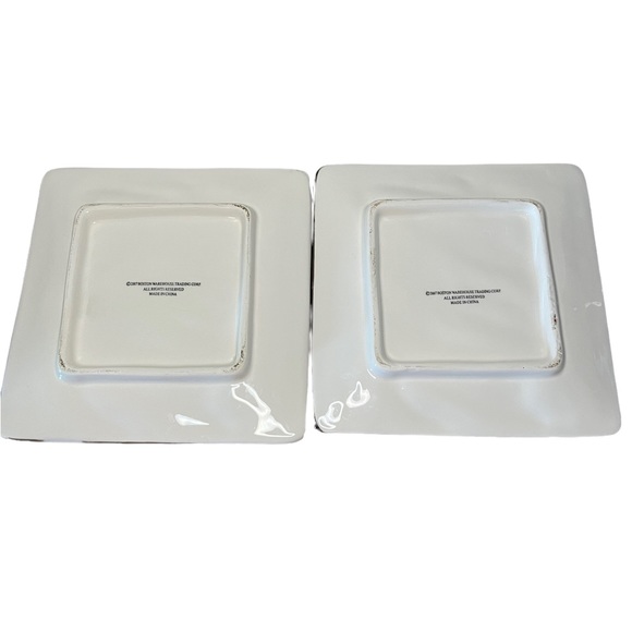 Boston Warehouse Trading Co. 2007 Frosting Appetizer/Desert Plate Set of 2 - Picture 5 of 7